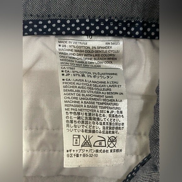 Banana Republic Black and White Hampton Fit Shorts - Picture 10 of 11